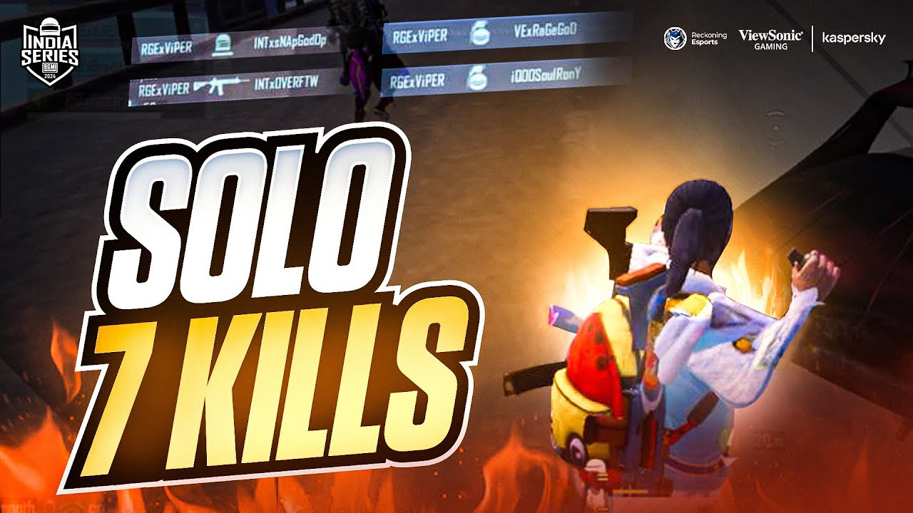 BGIS 7 SOLO KILLS MATCH🚀 | QUALIFIED FOR SEMI FINALS | RECKONING ESPORTS