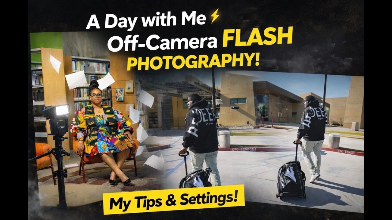 Indoor Grad Photos Made Easy (Off-Camera Flash Setup + Camera Settings)