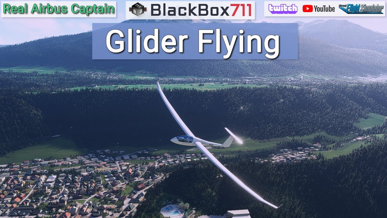 Glider Flying in MSFS