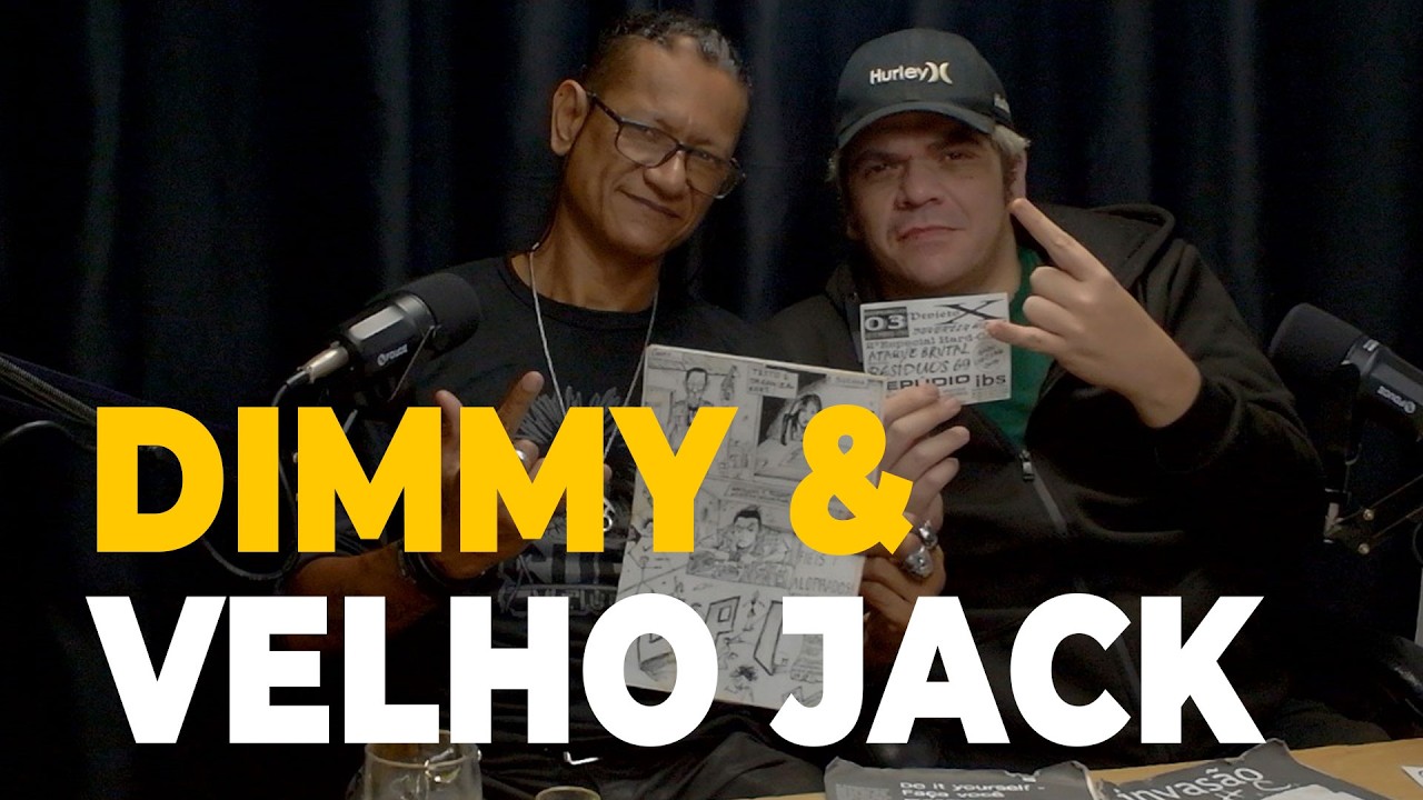 ZINES, PUNK E BLUES COM DIMMY PRODUTOR + BANDA VELHO JACK - Cena 16 Podcast #48