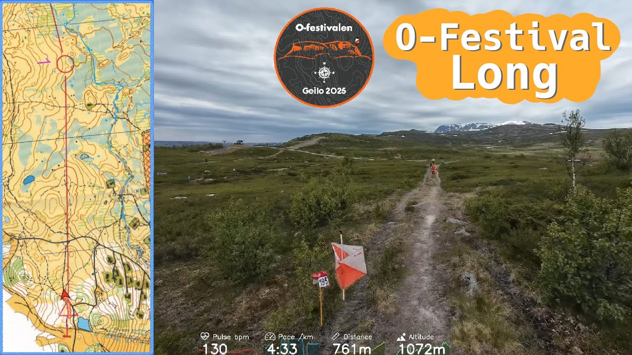 Headcam Orienteering: O-Festivalen 2025 Long