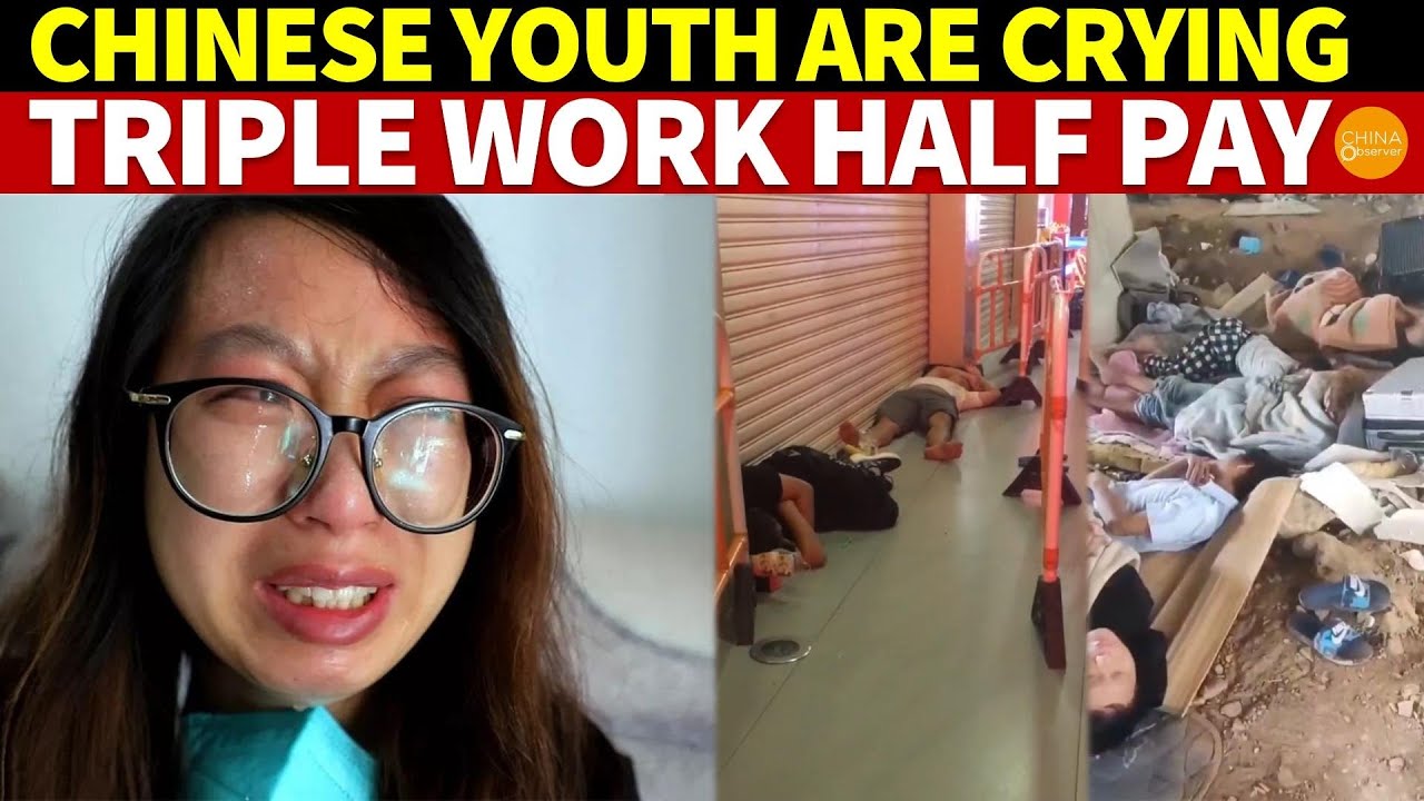 Chinese Youth Are Crying, Triple Work Half Pay, the Rest Are Just Lying Flat