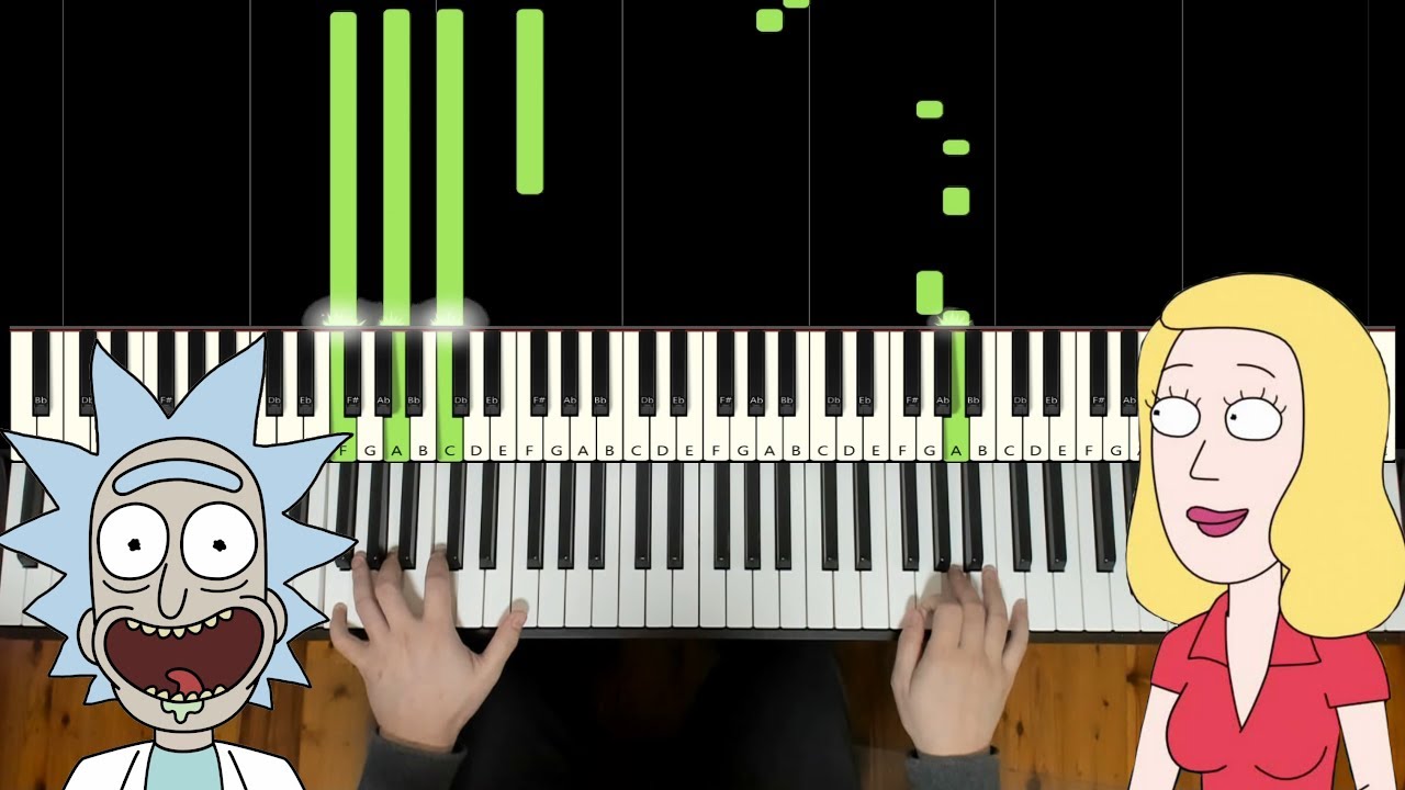 Rick and Morty S4 - Don't Look Back (Piano Cover)