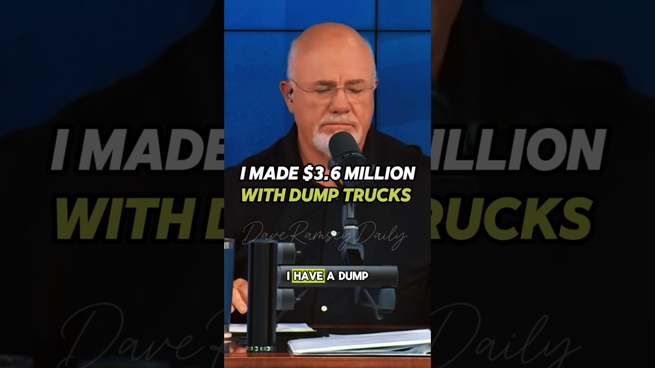 I made $3.6M with&hellip; DUMP TRUCKS! #daveramsey #shorts