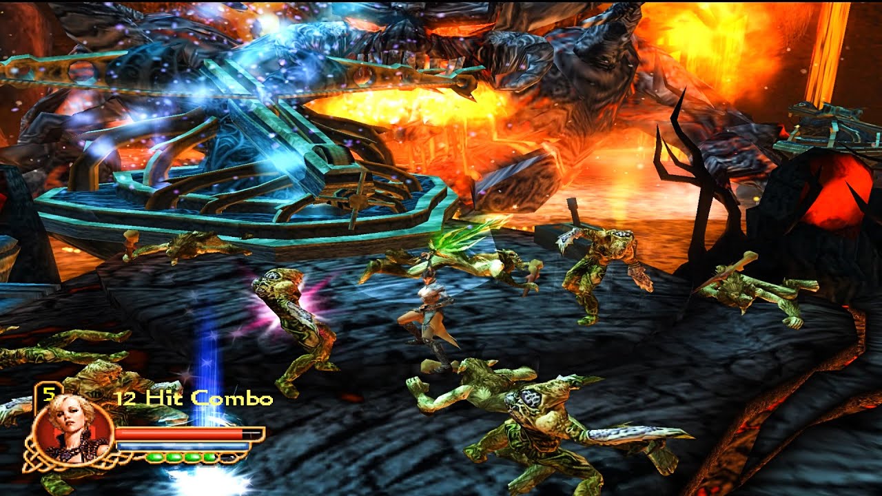 Gauntlet: Seven Sorrows PS2 Walkthrough # 16 (Caldera) [Ending]