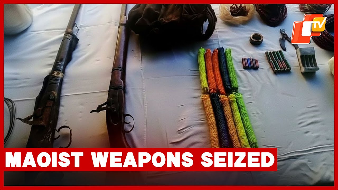 Huge Cache of Maoist Weapons, IEDs Seized Near Odisha&ndash;Chhattisgarh Border