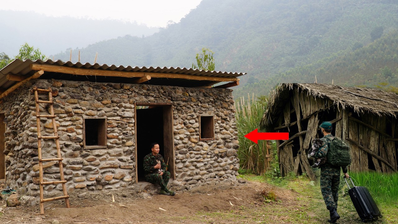Army CEO Tran Hau Leaves the City for the Forest to Build a Stone House and Start a Farm