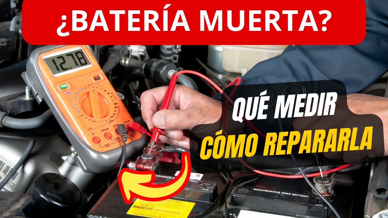 ⚠️ REVIVIR una Batería DESCARGADA del coche: PASO a PASO ⚠️