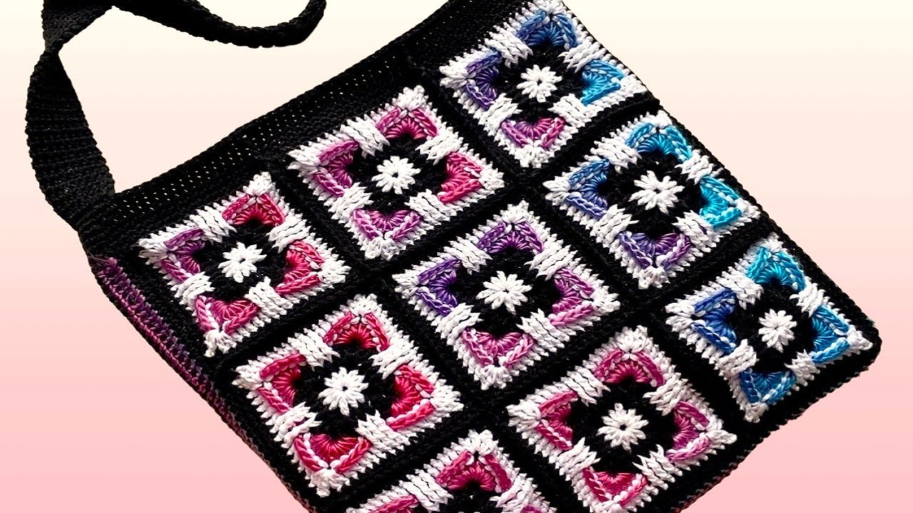 ORIGINAL BOLSA MOSAICO A CROCHET