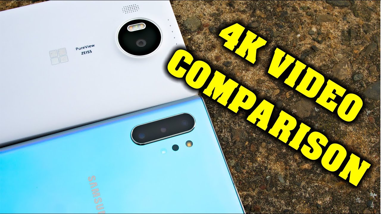 Samsung Note 10 Plus vs. Lumia 950 XL - 4K video samples