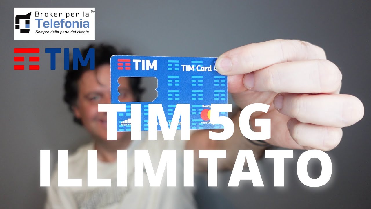 🔵 5G Illimitato di TIM grazie a Broker per la Telefonia
