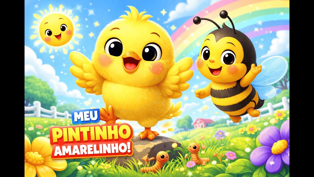 Pintinho Amarelinho 🐥 | A História do Pintinho que Fugiu