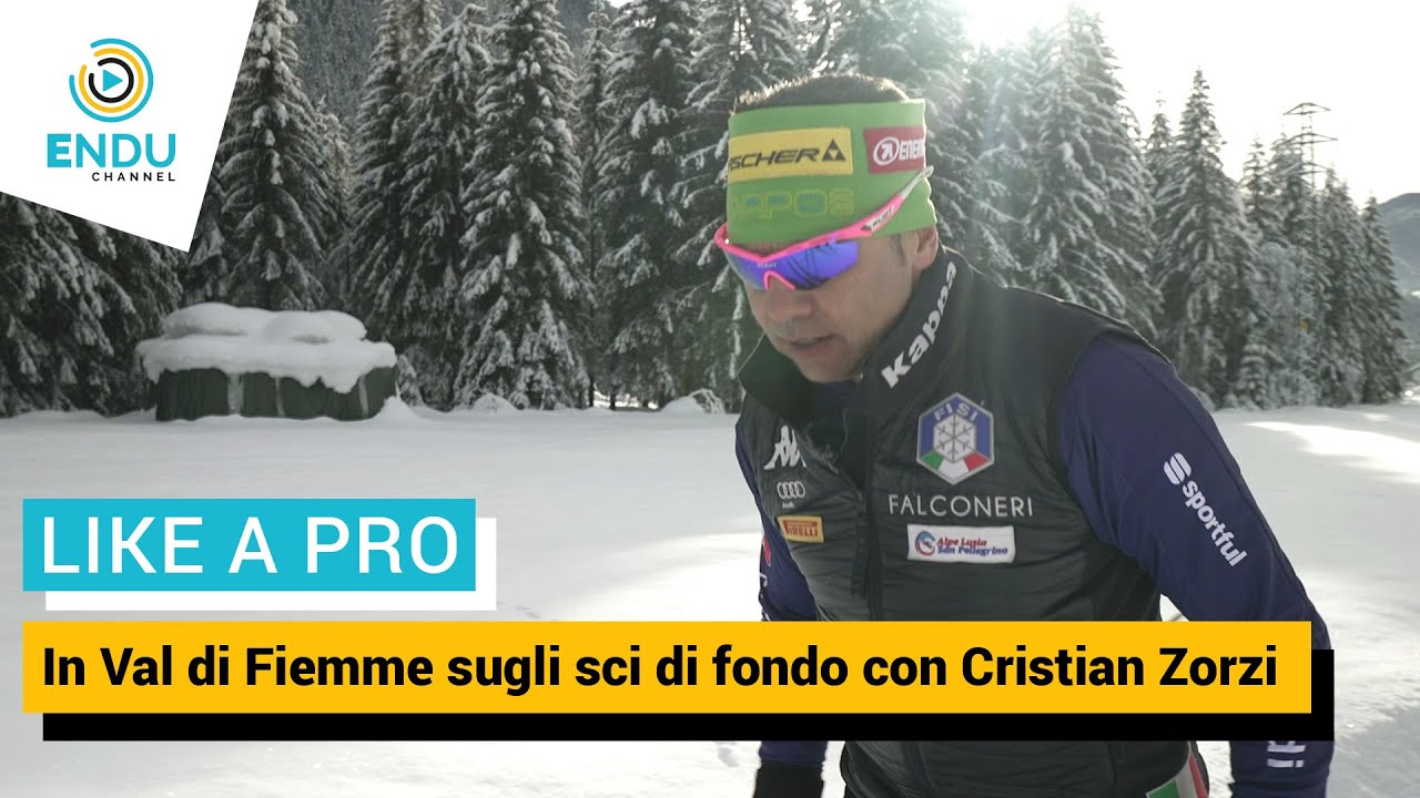 In Val di Fiemme e Val di Fassa sugli sci di fondo con Cristian Zorzi