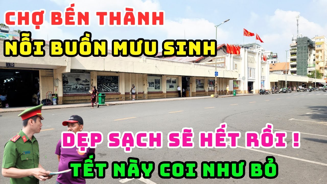 BẤT NGỜ DẸP SẠCH HẾT RỒI! NGỠ NGÀNG CHỢ BẾN THÀNH ĐI VỀ ĐÂU MƯU SINH MÙA TẾT 2026 ĐẦY KHÓ KHĂN