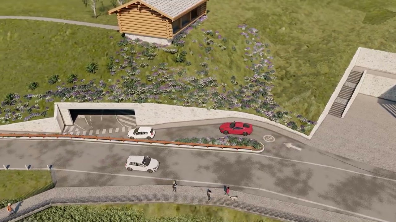 Render Parcheggio Marangona