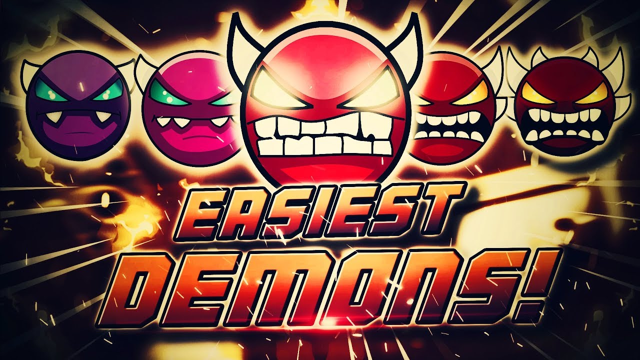 Beating the Easiest Demons of Every Difficulty - How to Get Better at Playing Demons!