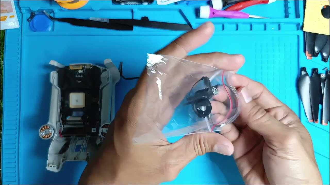DIY DJI Mini 3 Ganti Karet Gimbal | Drone Service | Drone Crash