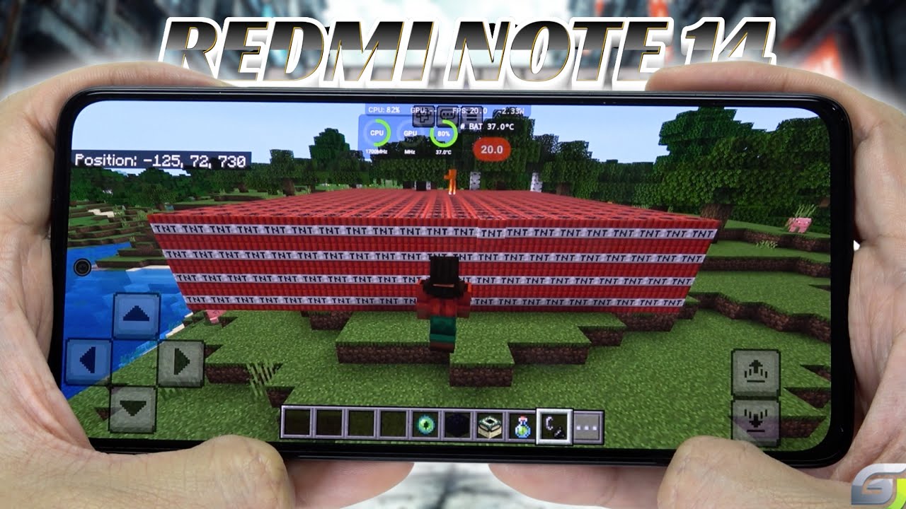 Redmi Note 14 test game MineCraft | Helio G99 Ultra