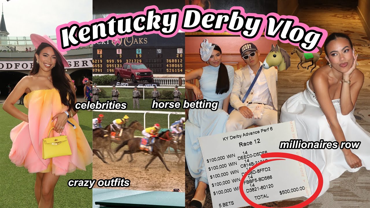 KENTUCKY DERBY VLOG 🐎🏆🌹 | Celebrities, Fashion, Millionaires Row, Parties & More!