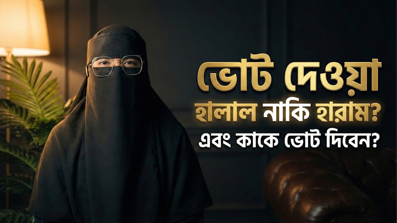 ভোট দেওয়া কি জায়েজ নাকি হারাম? কাকে ভোট দিবেন? | Voting in Islam | মুসলিম নারীর দায়িত্ব