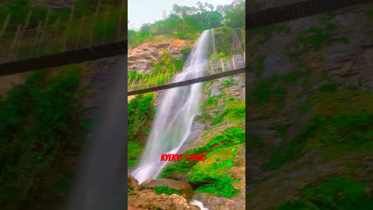 Amedzofe Water Fall and Canopy Walk way in the Volta Region #kyekyestudio #ghana #voltaregion