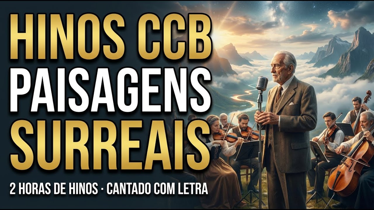 2 HORAS: Hinos CCB 2026 em Paisagens Mais Belas do Mundo (Hinário 5 Completo | 4K Ultra HD | Letra)