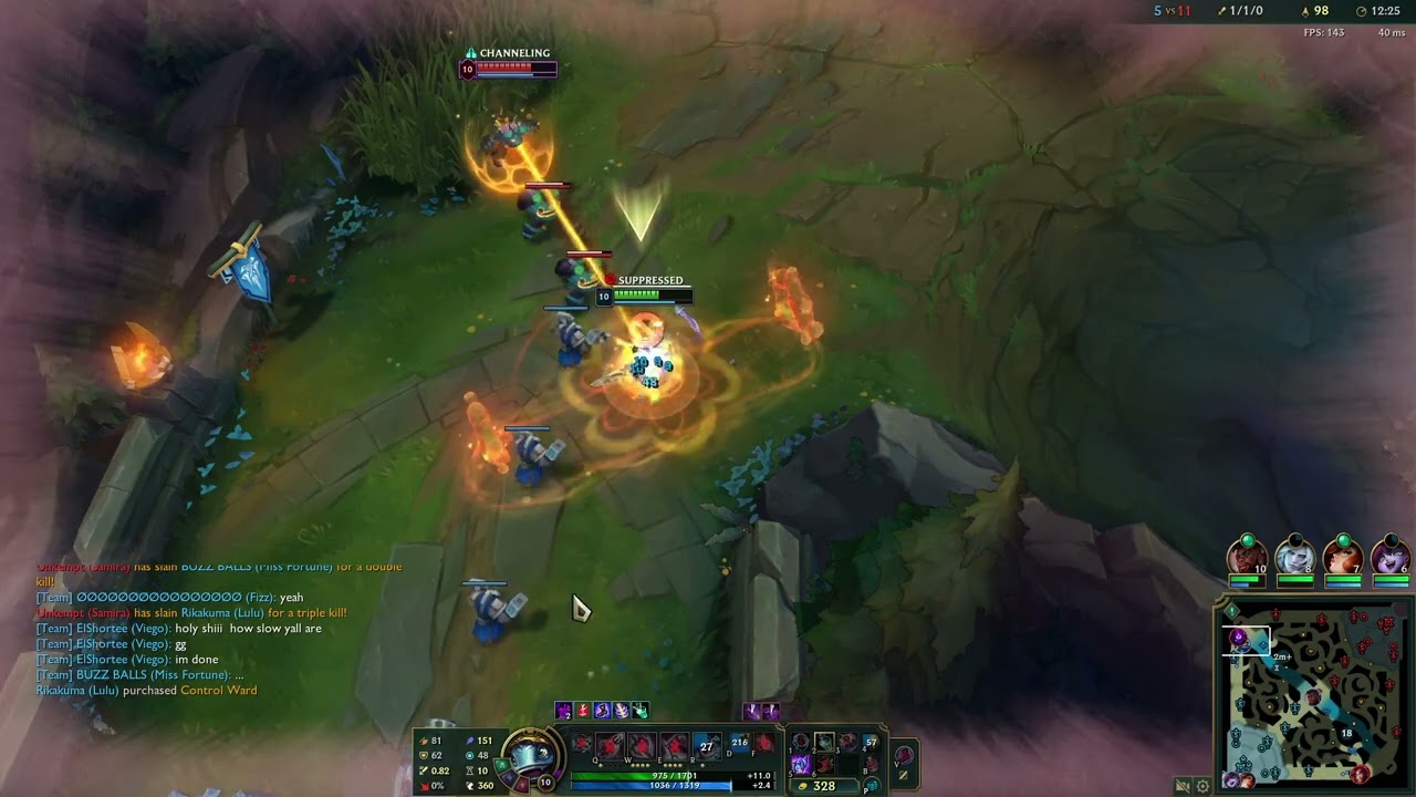 G3 Fizz vs Nasus Loss KDA:4/5/1 2/12/26