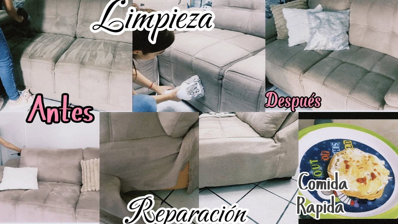  LIMPIEZA DE SALA🧽🫧/REPARANDO SILLÓN 