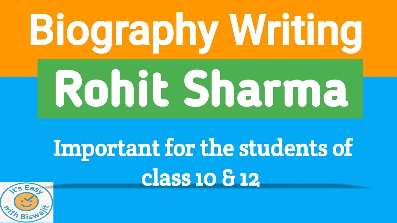 Biography of Rohit Sharma | Writing | Biography Writing | Students of all Class