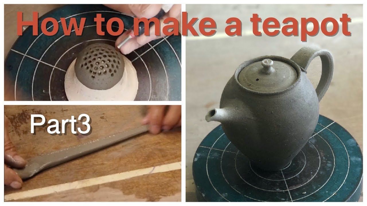 【完全解説・ポットの作り方】part 3・茶こし、ハンドルの制作