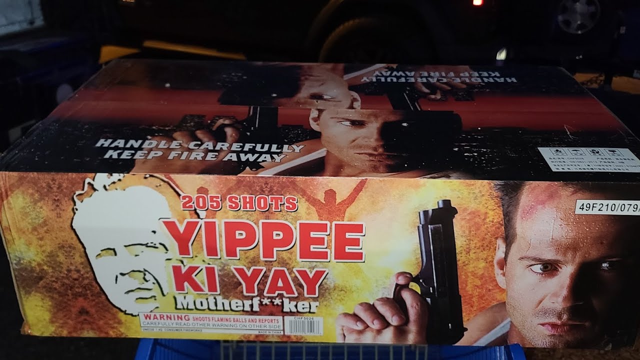 Yippee KI Yay  205 Shots Firework (🤫BRAND)