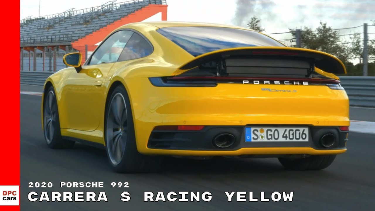 2020 Porsche 992 911 Carrera S Racing Yellow