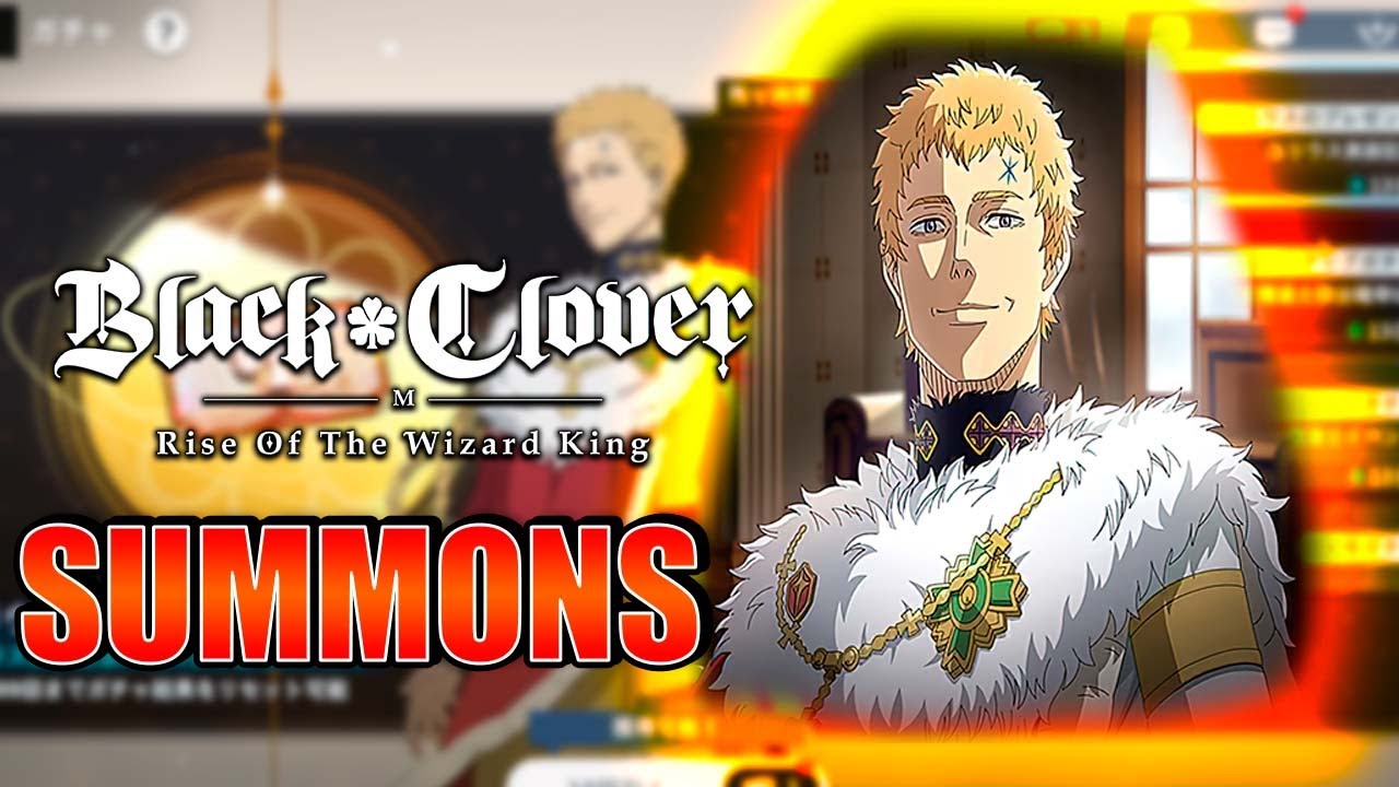 🍀SUMMONS AL REY MAGO JULIUS! | Black Clover Mobile
