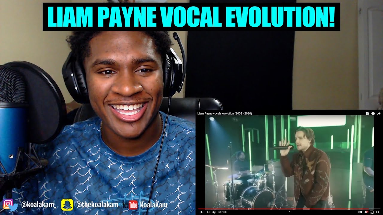Reacting To Liam Payne vocals evolution (2008 - 2020)!