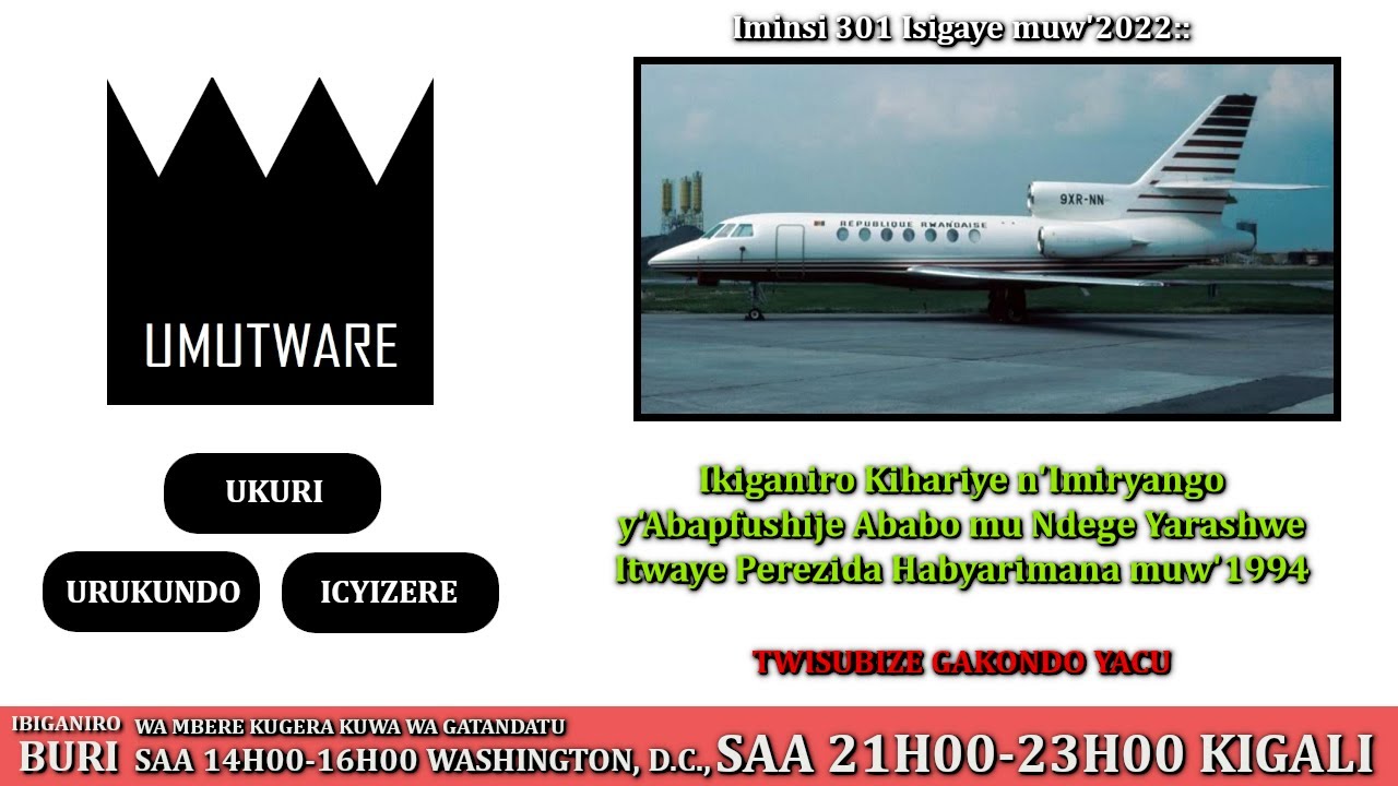 Ikiganiro n'Imiryango y'Abapfushije Ababo mu Ndege Yarashwe Itwaye Perezida Habyarimana muw'1994