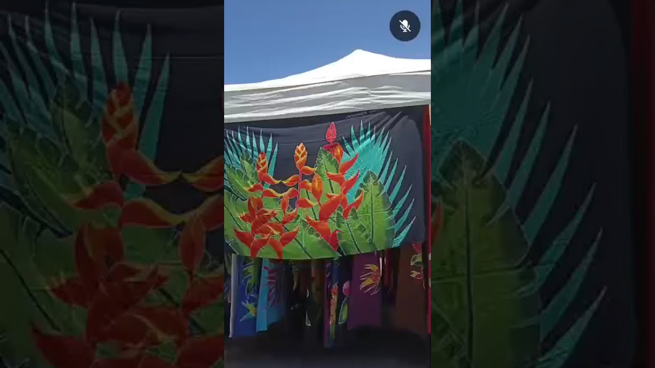Le marché de Nouméa - Nouvelle Calédonie...Cho ngoai troi o tp Nouméa - Tan Dao