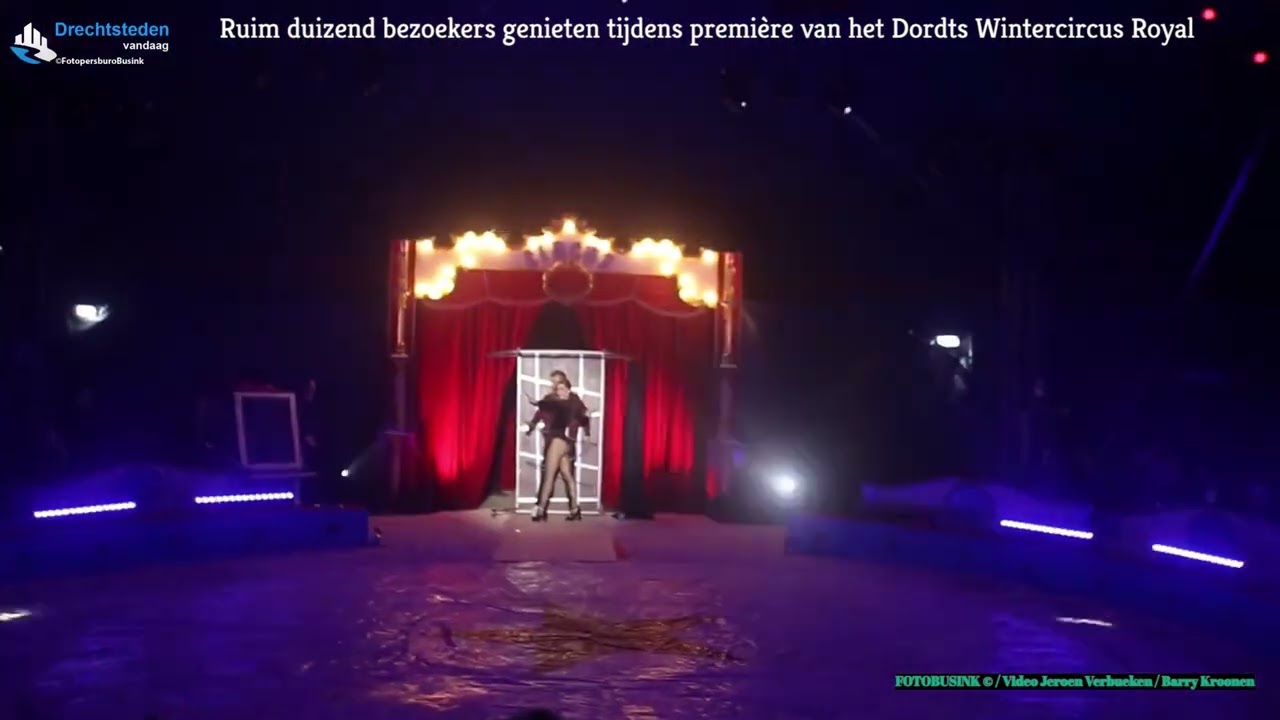 Ruim duizend bezoekers genieten tijdens première van het Dordts Wintercircus Royal