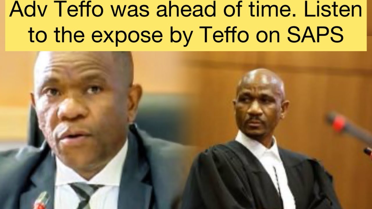 Advocate Teffo was ahead of his time. Listen to his expose on SAPS and what Mkhwanazi is saying now
