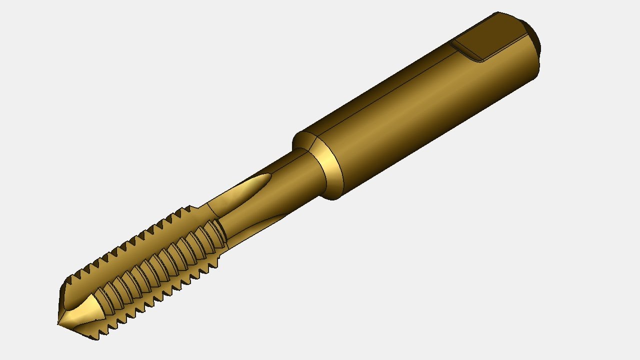 FreeCad 0.19 en Español - Rosca métrica para agujero