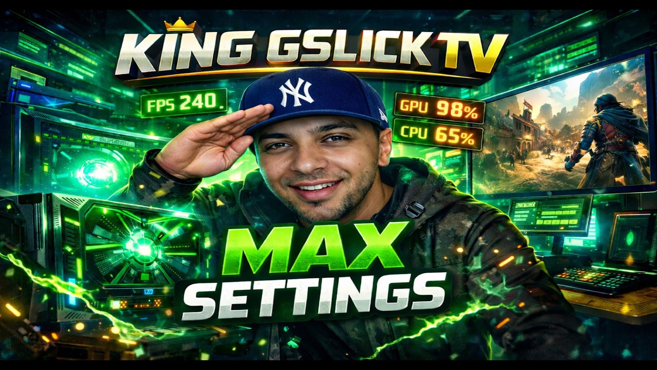🔴 King Gslick TV Live: Testing My Favorite Games at MAX SETTINGS | RTX 5060 Ti 16GB 🫡