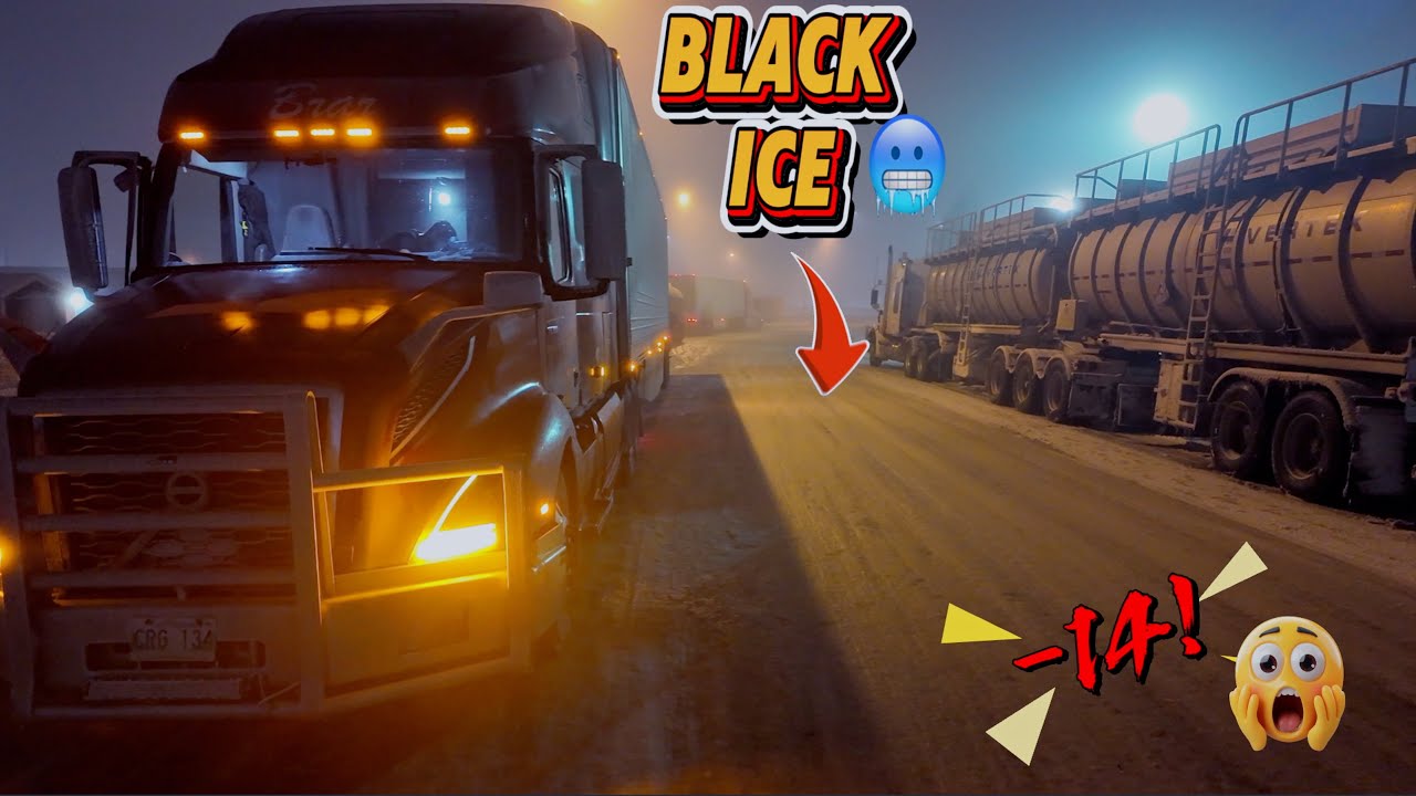 New driver Challenges 😱| Black ice 🧊 se samna 😳| Trucking life