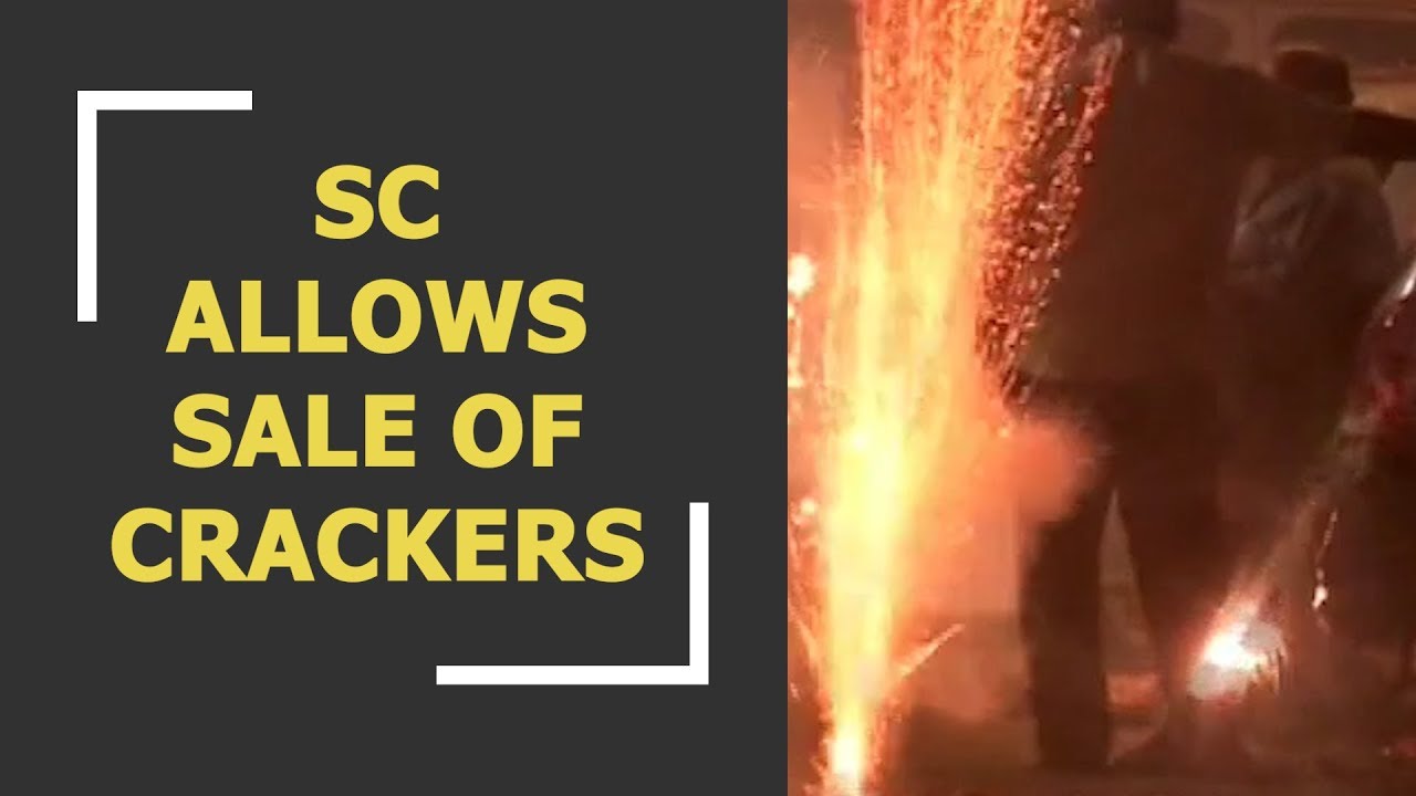 Supreme Court: No ban on sale of Firecrackers