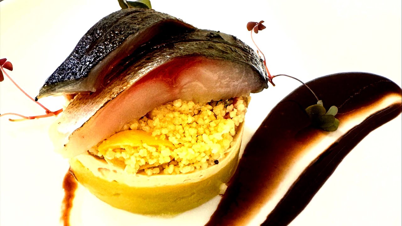 Autumn Appetizer! [Seared Mackerel and Autumn Timballo]【真鯖の炙りと秋のティンバッロ】Part1