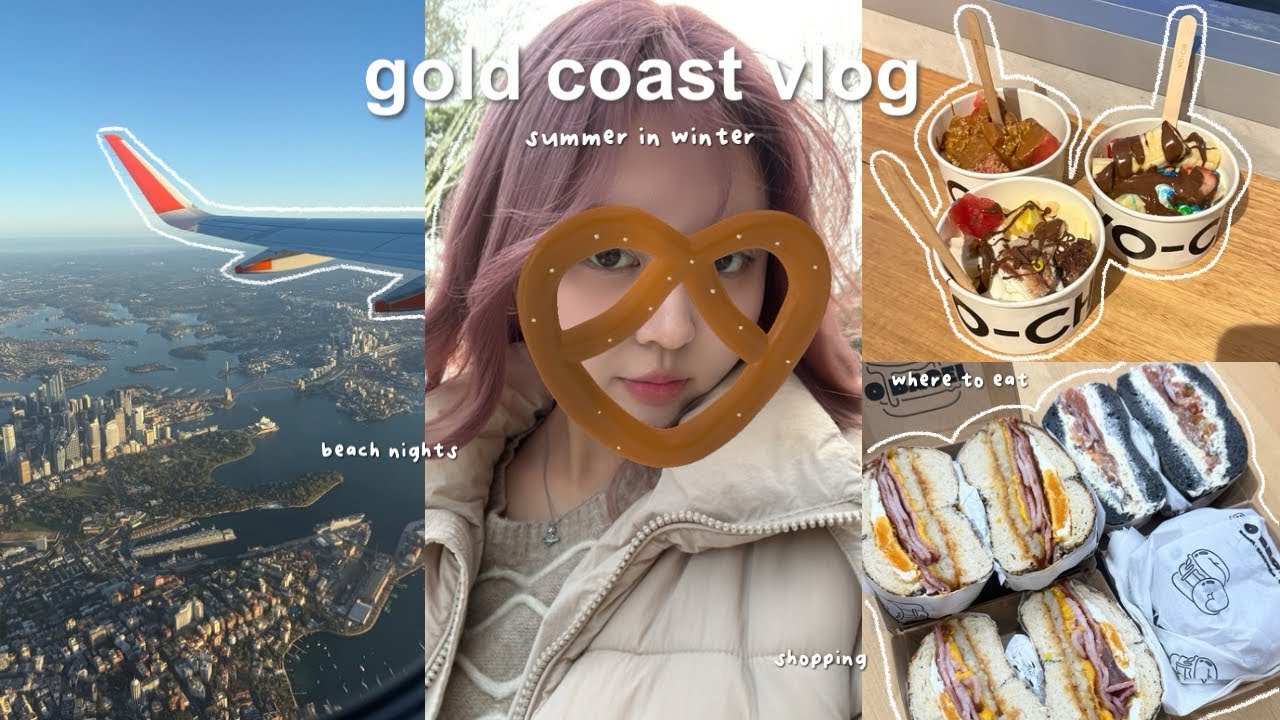 gold coast vlog 🏖️ shopping at australia’s biggest shopping centre, best places to eat, road trip