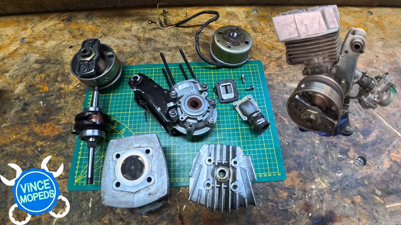 TUTO Montage COMPLET Moteur Peugeot 103 G1 BIDALOT D'ÉPOQUE