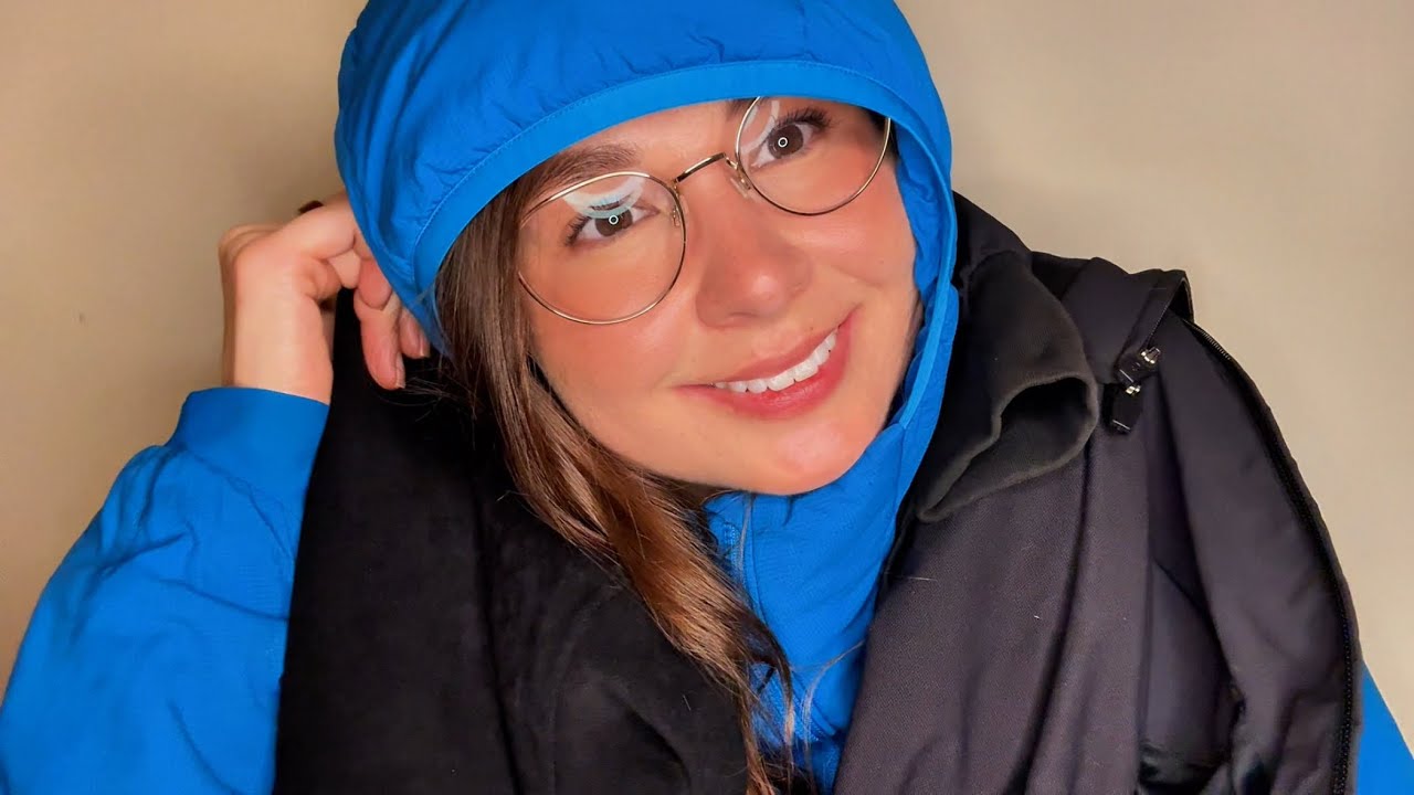 ASMR fabric sounds on my jacket  collection 🧥👕🖤
