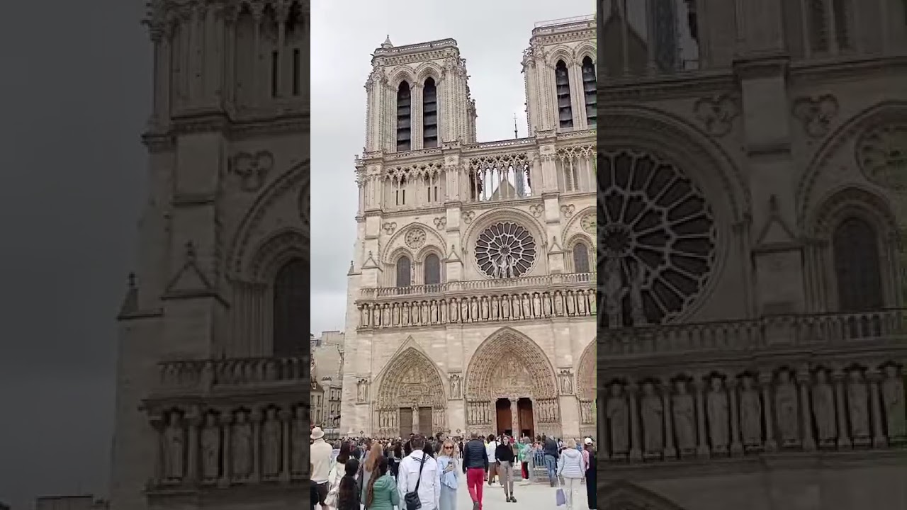 12-Uhr-Läuten der katholischen Notre Dame Paris