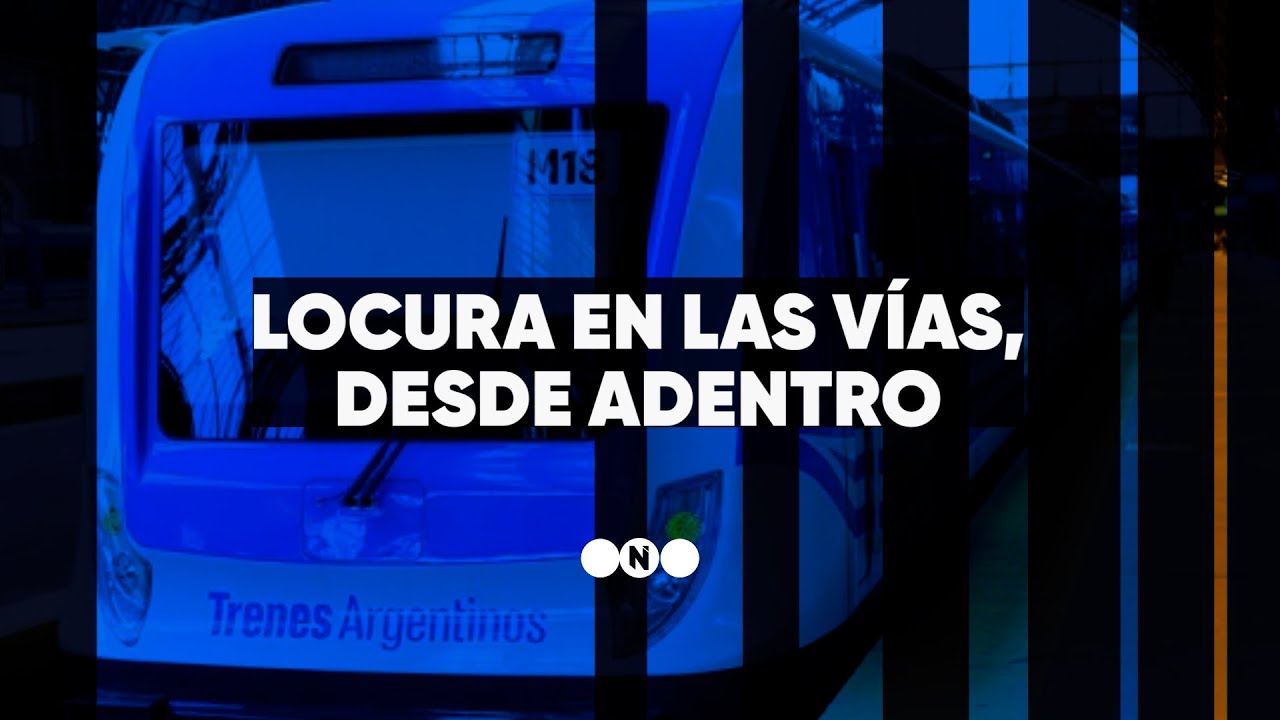 LOCURA en las VÍAS: así es el TRABAJO de un CONDUCTOR de TRENES - Telefe Noticias