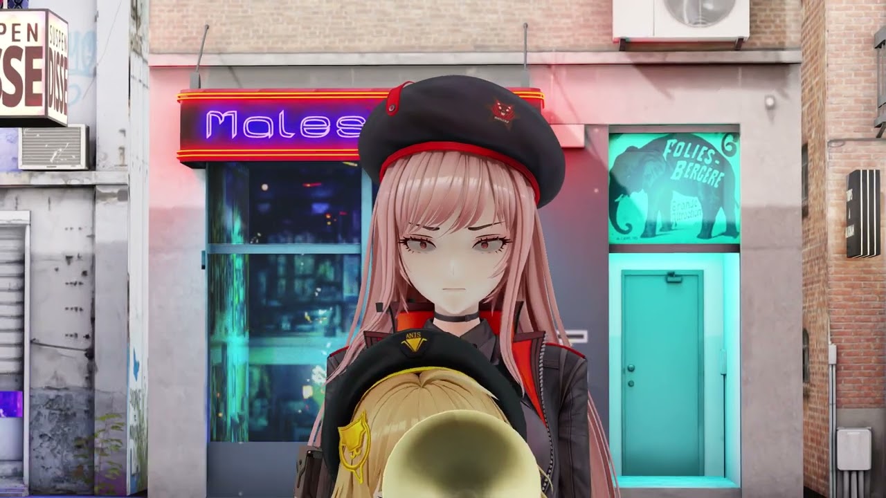 【MMD NIKKE 】 Anis Bothering Rapi | kirby trumpet
