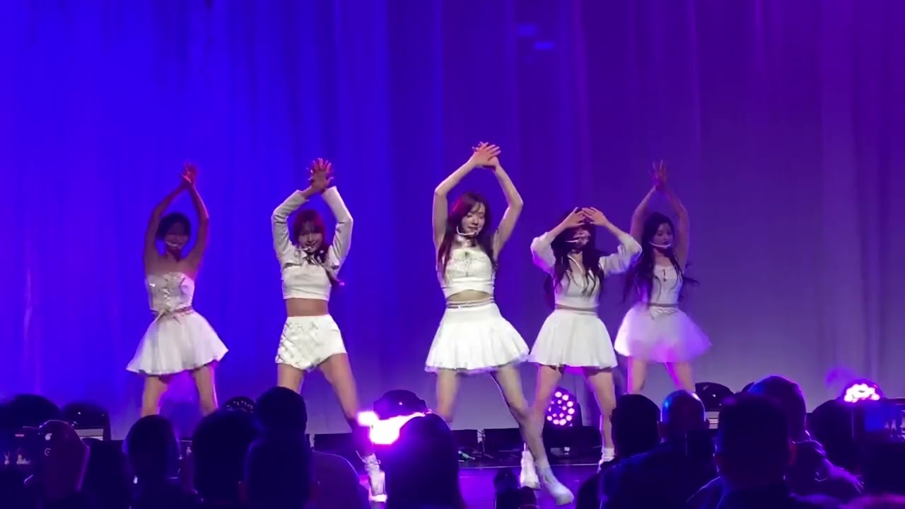 FIFTY FIFTY ‘HIGHER’ NEW live version with OT5 New York City #fiftyfifty #kpop #nyc